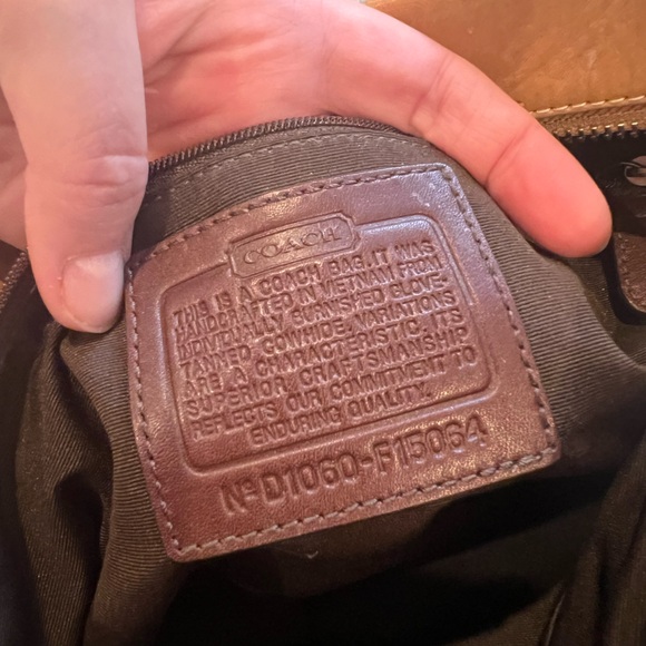 Vintage coach hobo Tan Leather Shoulder Bag - Picture 5 of 5